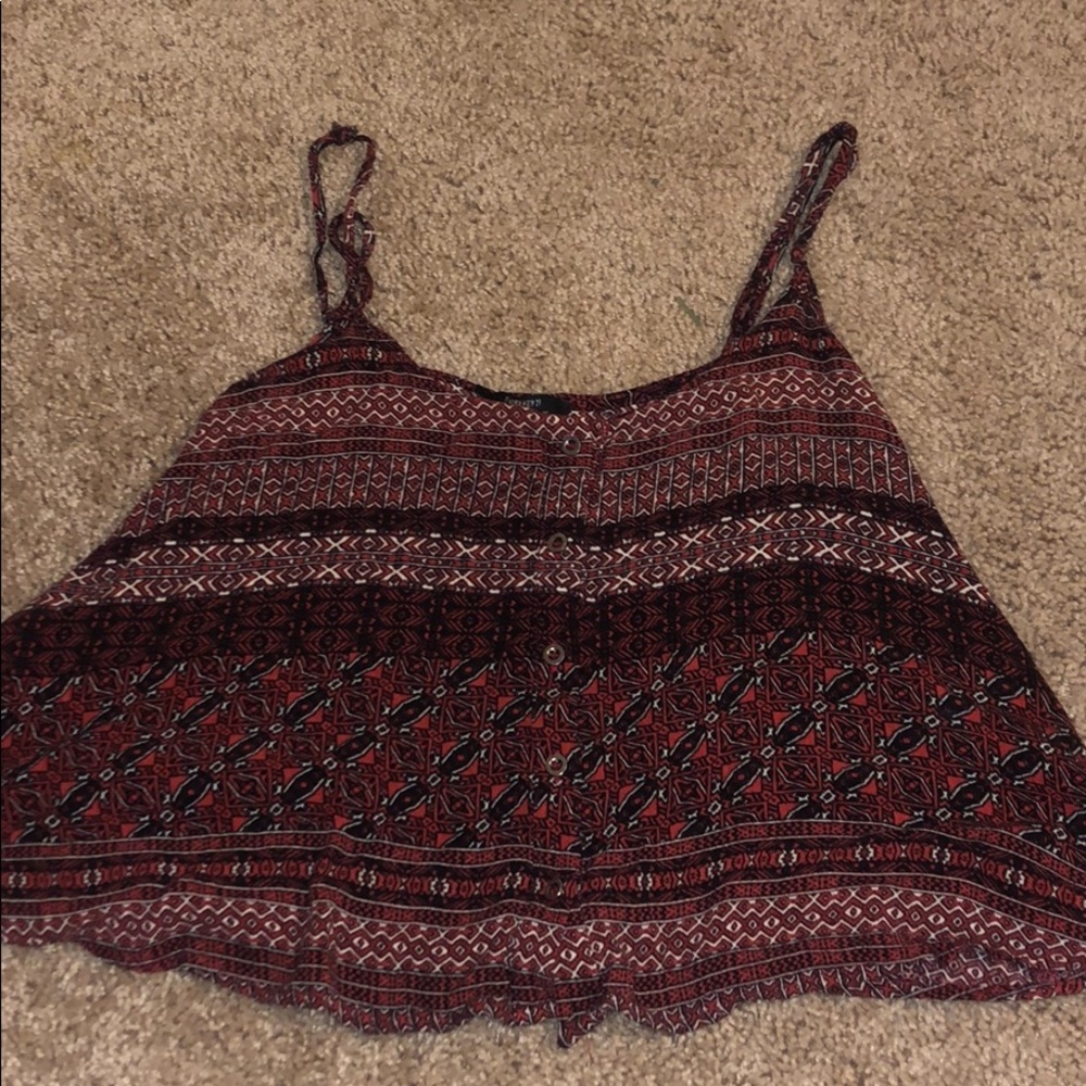 Red tank top